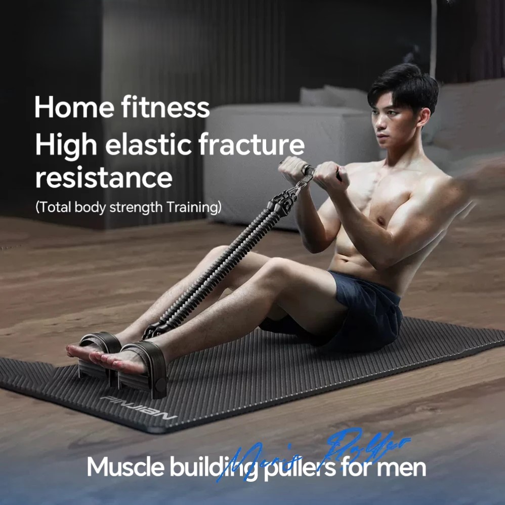 Pedal Tension Rope Puller Exercise At Home Multi-functional Fitness Exercise Resistance Band Men Sports Gym Equipment