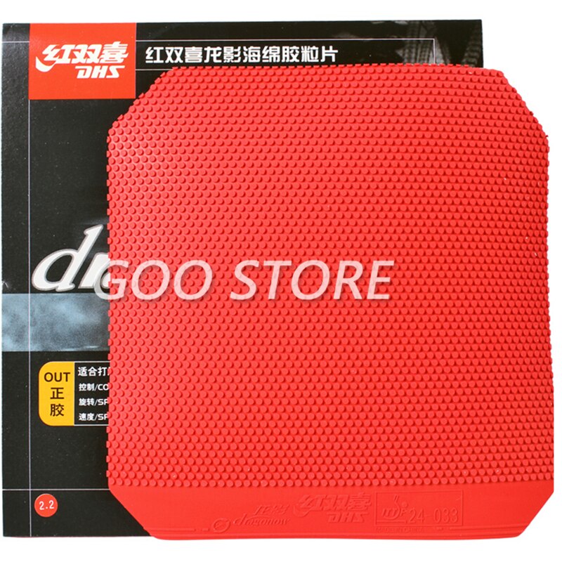 DHS dragonow Tenis de Mesa goma original ataque rápido pips-out DHS esponja de ping pong