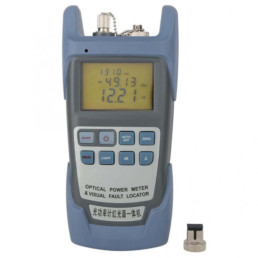 Visual Fault Locator Handheld Fiber Optical Power Meter Visual Fault Locator Fiber Optic Cable Tester -70~ + 10dB