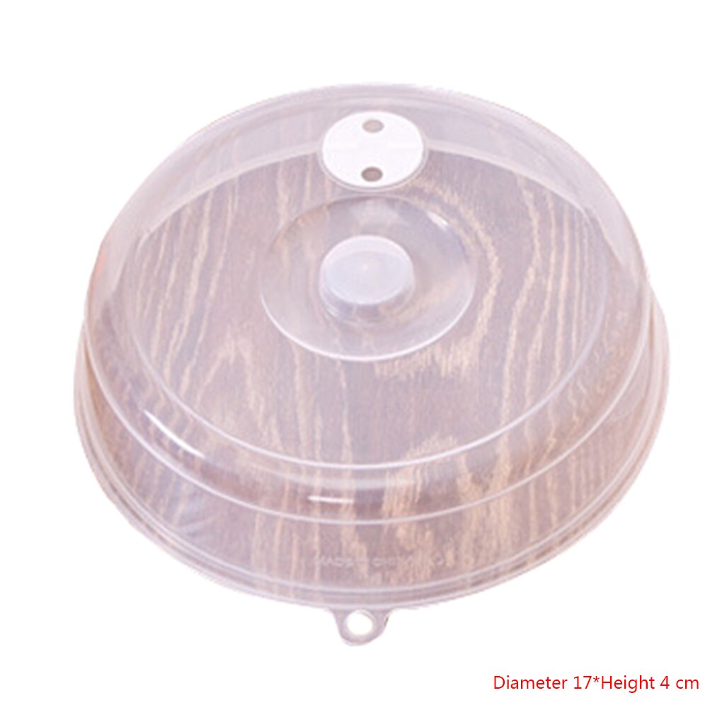 Plate Cover Anti-Splatter Lid for Microwave with Steam Vent Bowl Food Protection Dome Plastic: small