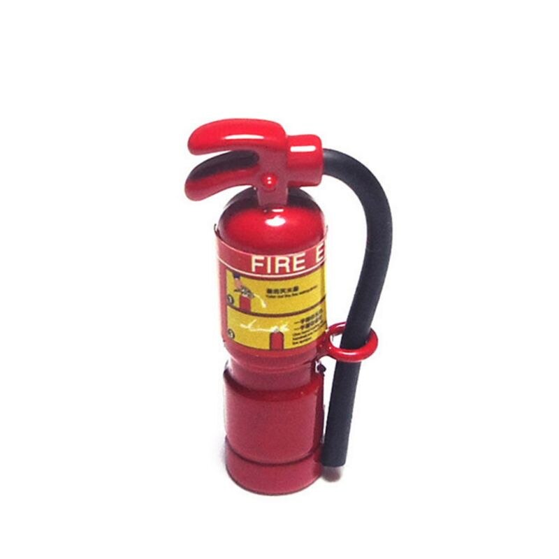 1:12 Scale Dollhouse Miniature Simulated Fire Extinguisher Model Decoration Toy G99C