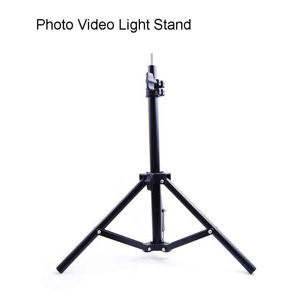 Fotografia attrezzature Lampada Della Luce Del Basamento Portatile di mini 55 centimetri Studio Treppiedi di macchina fotografica di sostegno Flash Softbox Luce Video Espositori e Alzate