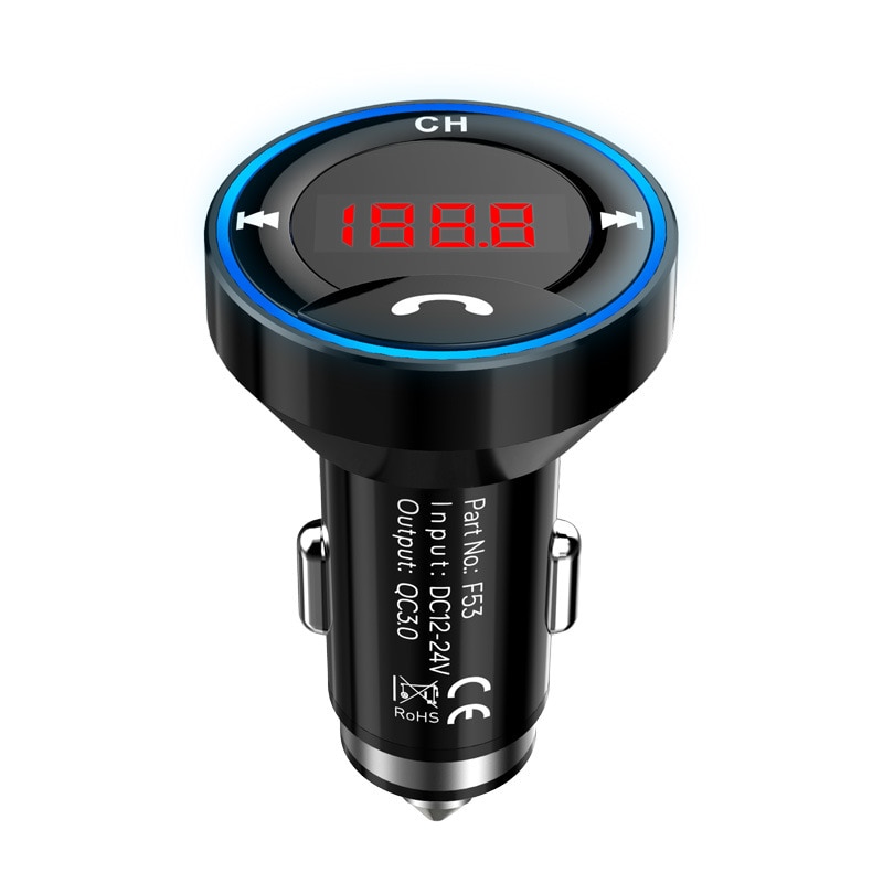 Kit de manos libres con Bluetooth para Mini Cuerpo de Cámara, transmisor FM, manos GRATIS , reproductor de música MP3