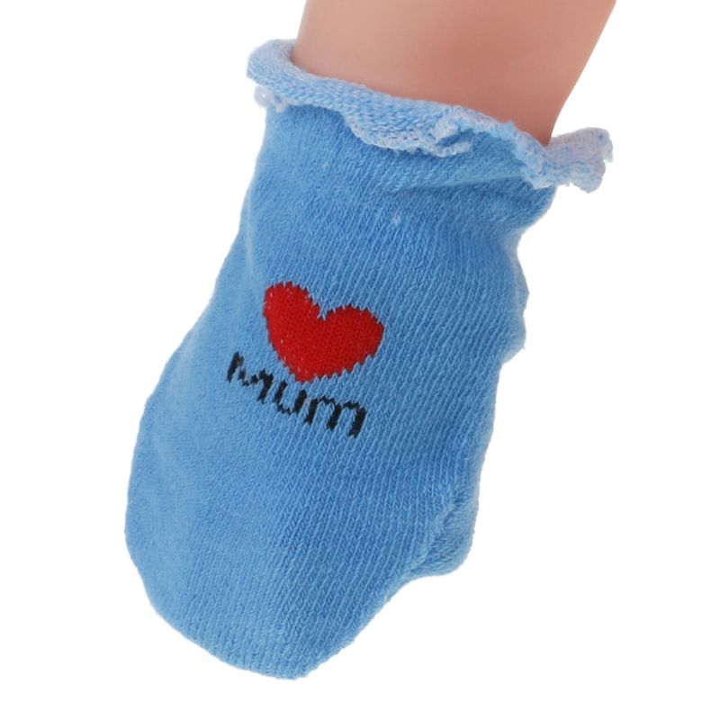 1 Set Baby Socks Gloves Prevent Scratch Face Warm Winter Autumn Soft Breathable Cartoon Cute Newborn Boys Girls Costume