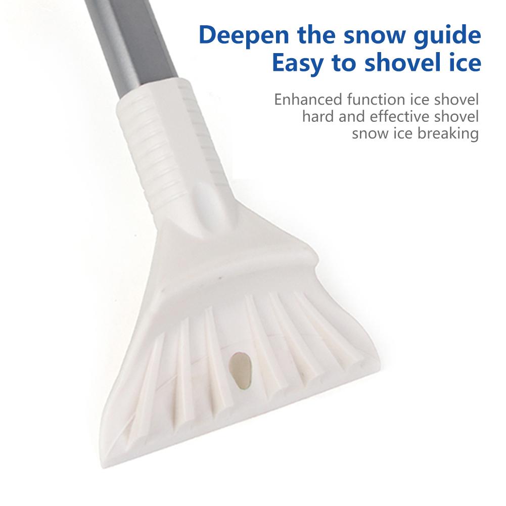 Retractable Winter Auto Vehicle Ice Snow Scraper Multipurpose Long Handle Snow Removal Brush Scraper Ice Snow Removal Tool