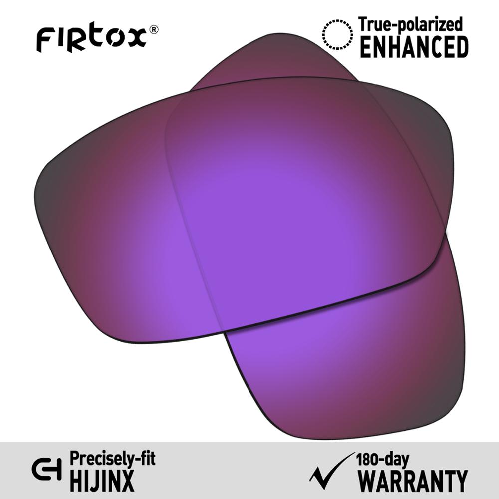 Firtox True UV400 Polarized Lenses Replacement for-Oakley Hijinx Sunglasses (Compatiable Lens Only) - Multiple Colors: Purple-Polarized