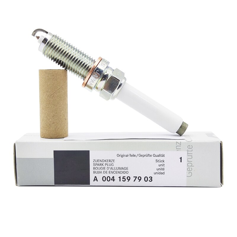 4PCS A0041597903 SILZKFR8E7S 90654 Platinum Spark Plug For Mercedes Benz E260 S400L ML320 GLC300 0041597903 Auto Parts
