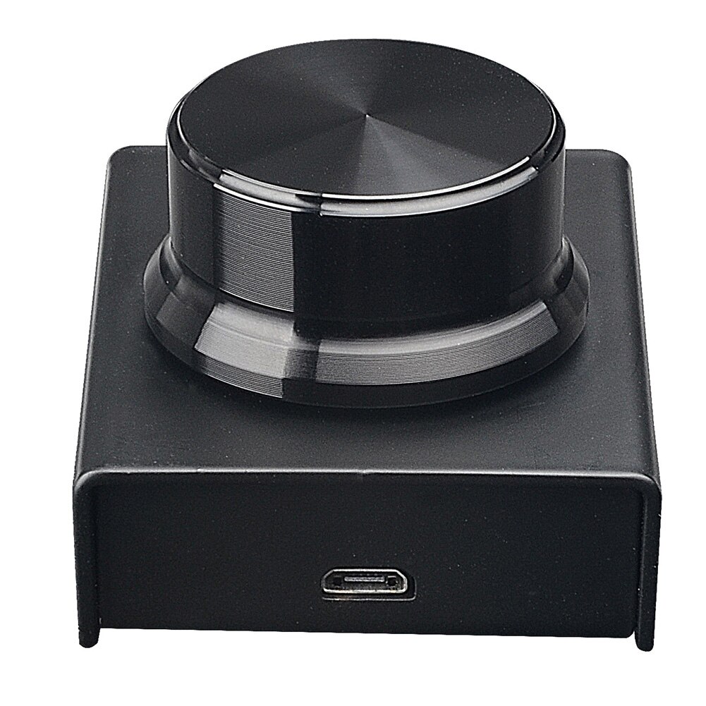 Indicateur LED avec fonction muet contrôleur de Volume bouton de haut-parleur d'ordinateur multi-usages Port USB métal Plug And Play #734