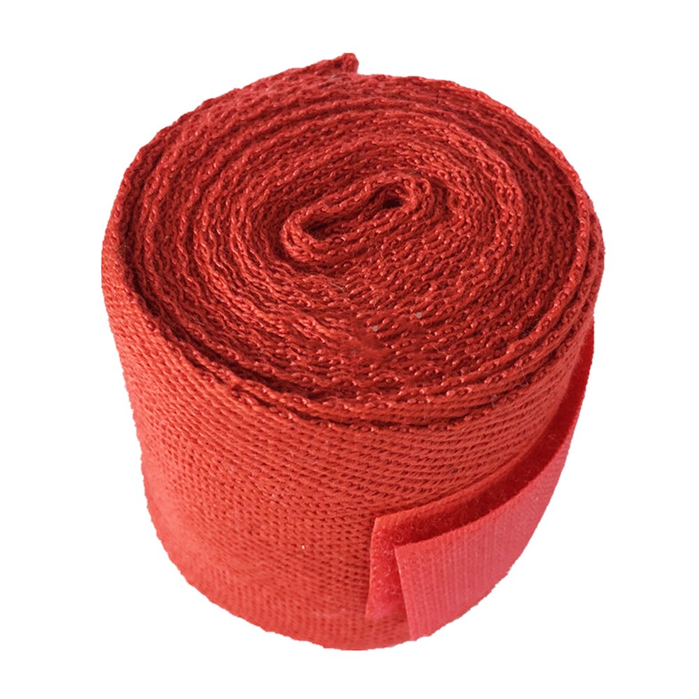 2.5m Sweat Absorption Elastic Cohesive Sports Wrap First Aid Crepe Stretch Hand Protection Tape Boxing Bandage: Red