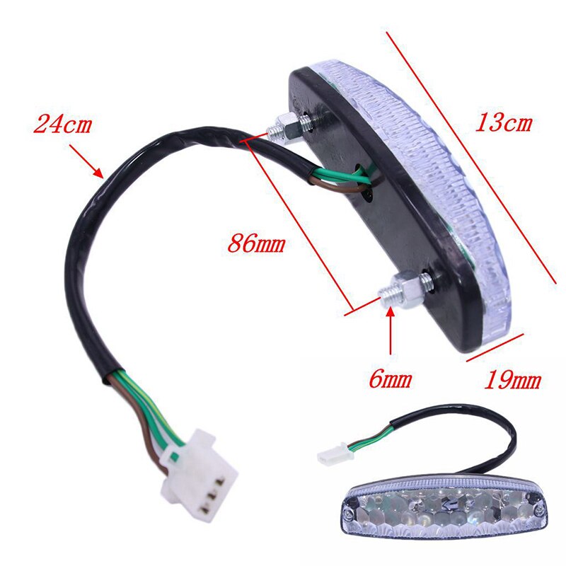 LED Rückleuchten Motorrad Beleuchtung Moto Schwanz Bremse Licht Anzeige Lampe Für ATV Quad Kart Universal- Cafe Rennfahrer verrotten