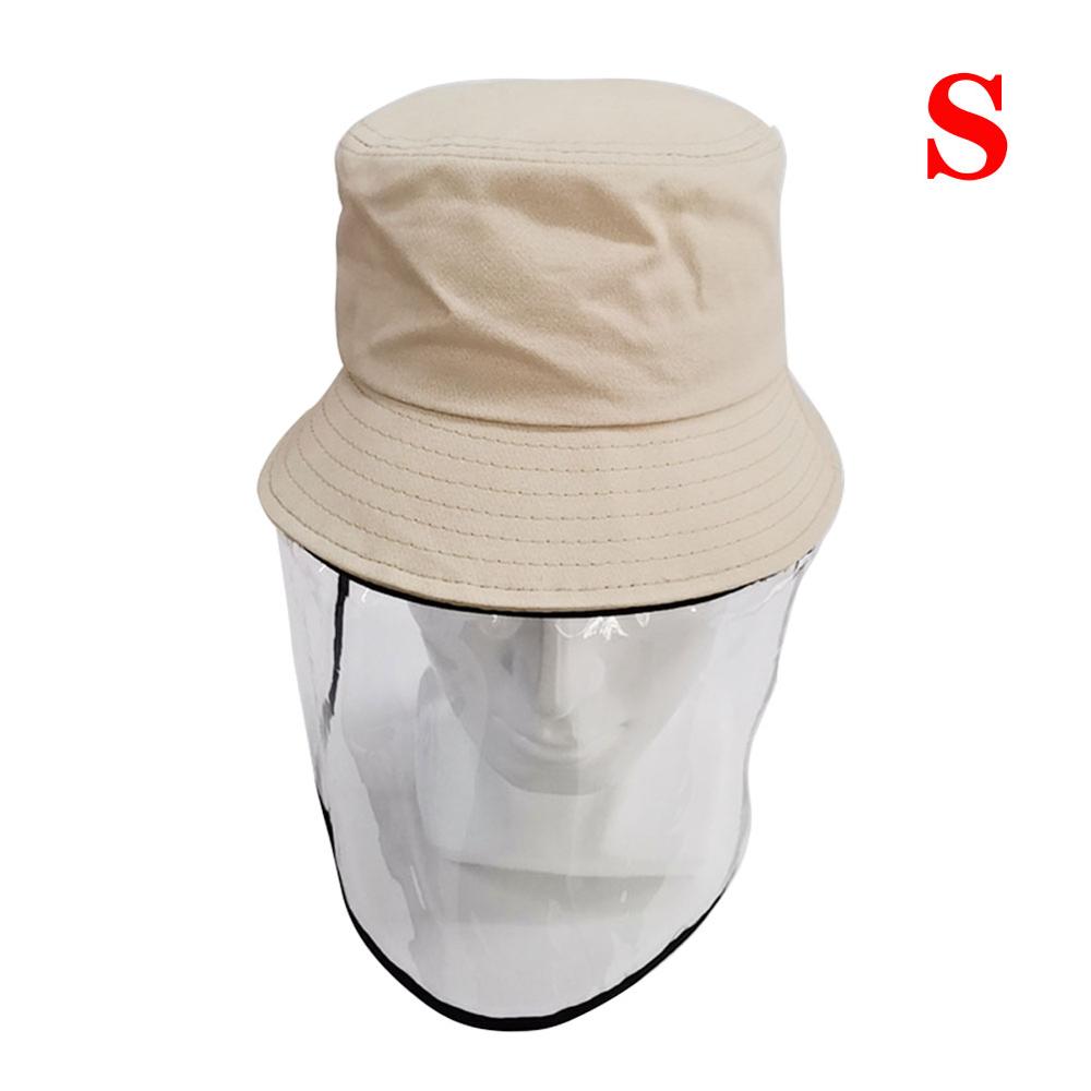 Children's Protective Transparent Mask Anti-fog flu Coronaflu Saliva Face Masks Windproof Fisherman Hat With Protection Cap: F