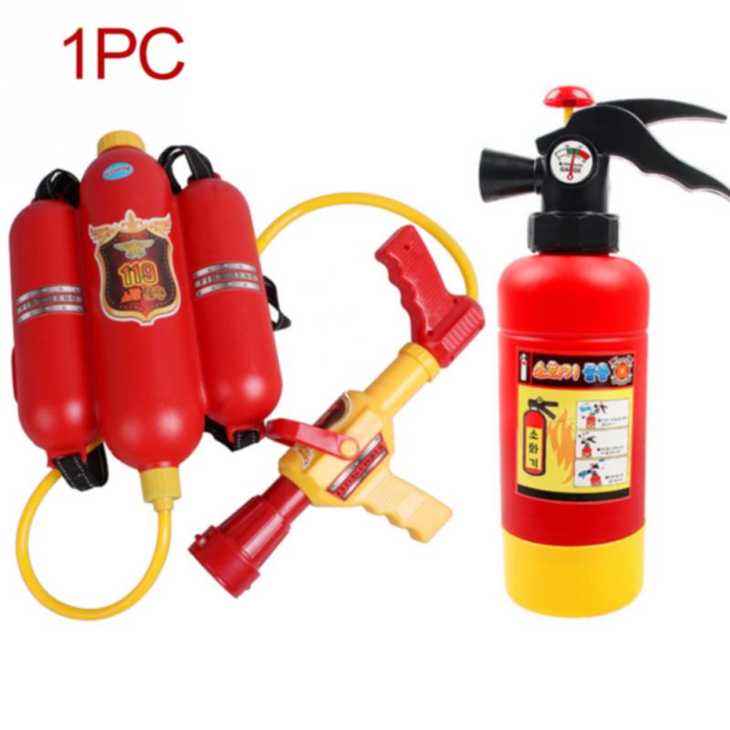 Wasser Sommer freundlicher Requisiten Strand freundlicher draussen Feuerwehrmann Spielzeug dauerhaft rot Spritzgerät Kunststoff Squirter