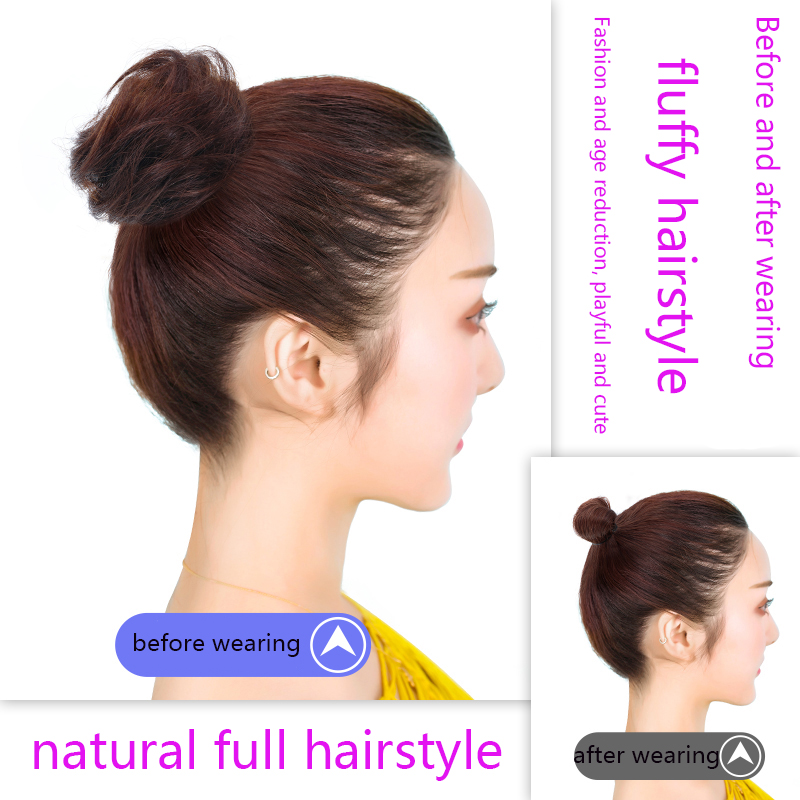 Women's Claw clip Hair Buns Synthetic Curly Chignon Ombre Claw Hair Messy Buns Updo claw Clip In Hairpiece For Women