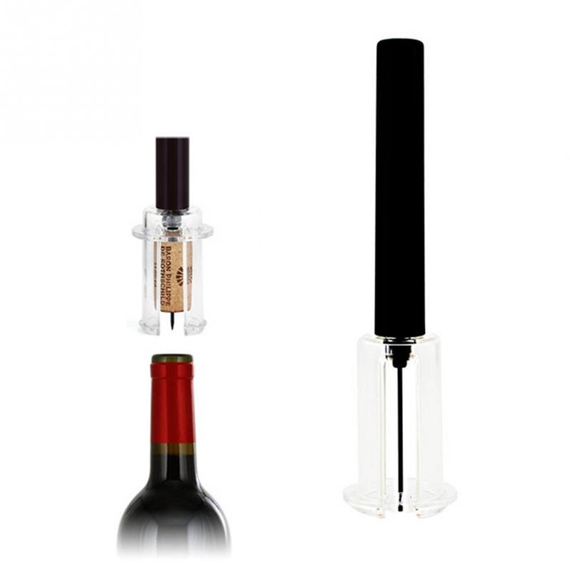 Top Rode Wijn Opener Luchtdruk Rvs Pin Type Fles Pompen Corkscrew Cork Out Tool