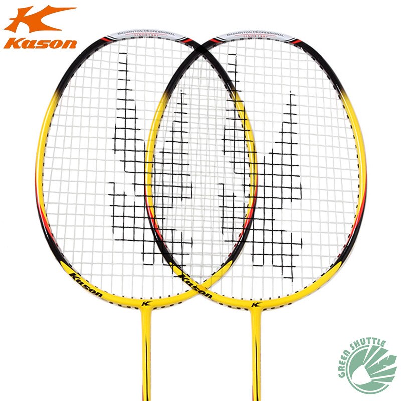 Producto de Kason raqueta de bádminton totalmente de carbono tipo ataque B3030 raqueta 1 par se engancha con