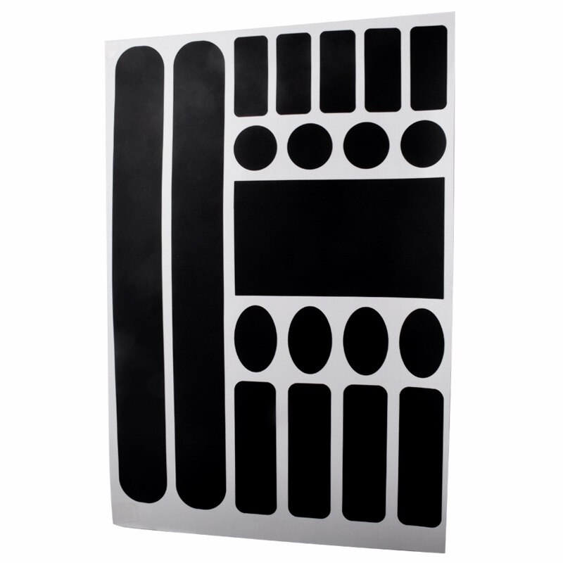 Carbon Fiets Beschermende Sticker Anti-Kras Fiets Frame Achter Vorken Protector Mtb Fietsen Chainstay Beschermende Film: Black