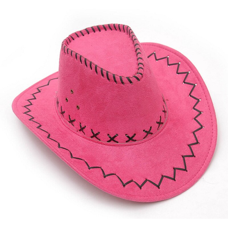 Heißer Damen Herren Hut Wild West Phantasie Cowgirl Cowboy Hüte Western Headwear Kappe: 06