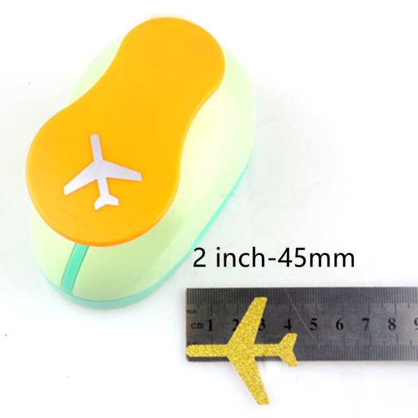 Free Ship 15mm-45mm Airplane shaped Craft Hole Punch Photo Frame Greeting Card DIY Tools Aircraft Paper and Eva Cutter: 1piece 45mm