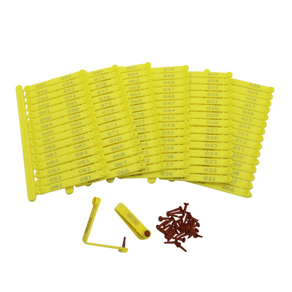 Vogel Kwartel Duif Eend Gans Kip Kip Vleugels Identifier Vleugels Identificatie Ring Gevogelte Boerderij Chick Vleugels Ring 100 Stuks