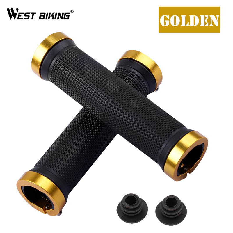 WEST BIKING Bicycle Handlebar Grips Cycling Bicycle Accessories Non-slip Bicycle Handlebar Grips MTB BMX Bike Handle bar Grips