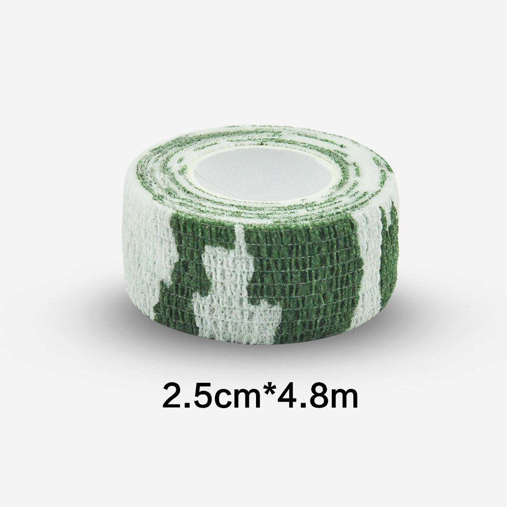 Cinta elástica de camuflaje para la nieve, Protector deportivo autoadhesivo, Protector de rodilla, vendaje atlético para dedo