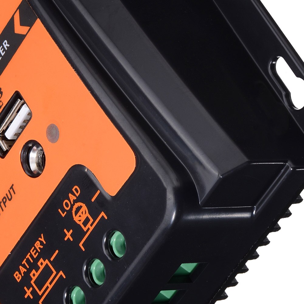 MPPT Solar Charge Controller 12V 24V 30A 50A Dual USB Charge Controller Solar Panel Battery Regulator LCD Display