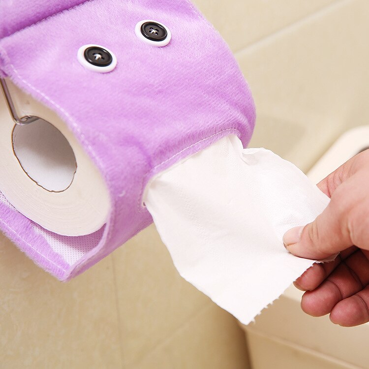 Toilet Paper Holder Bathroom Decor Colorful Roll for Home Accessories Tissue Cover Random Color