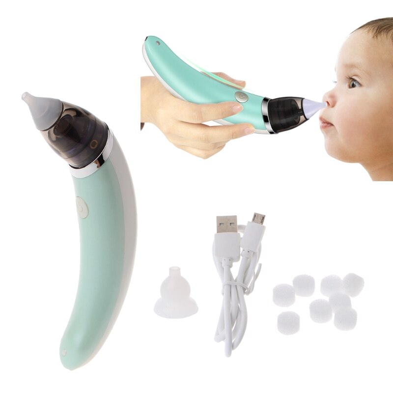 Baby Neuszuiger Elektrische Veilige Hygiënische Neus Cleaner Met 2 Maten Van Neus Tips En Orale Snot Sucker Voor Pasgeborenen