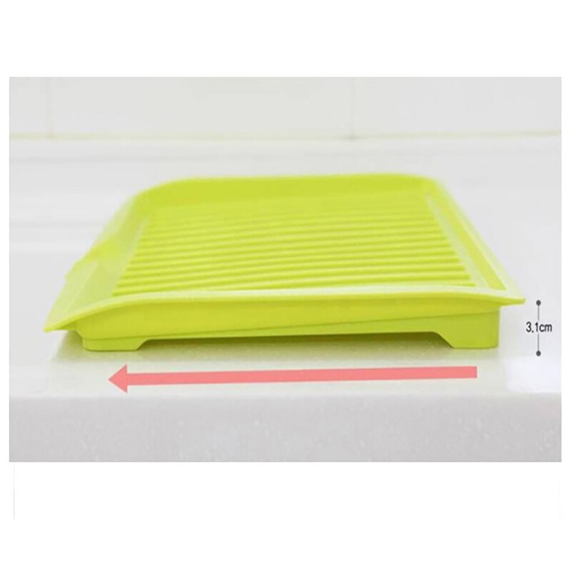 Plato de filtro para cubiertos de cocina, escurridor de platos de plástico, bandeja, tazón, vaso escurridor, rejilla para escurrir para fregadero, tabla de drenaje, herramienta para cocina con bandeja