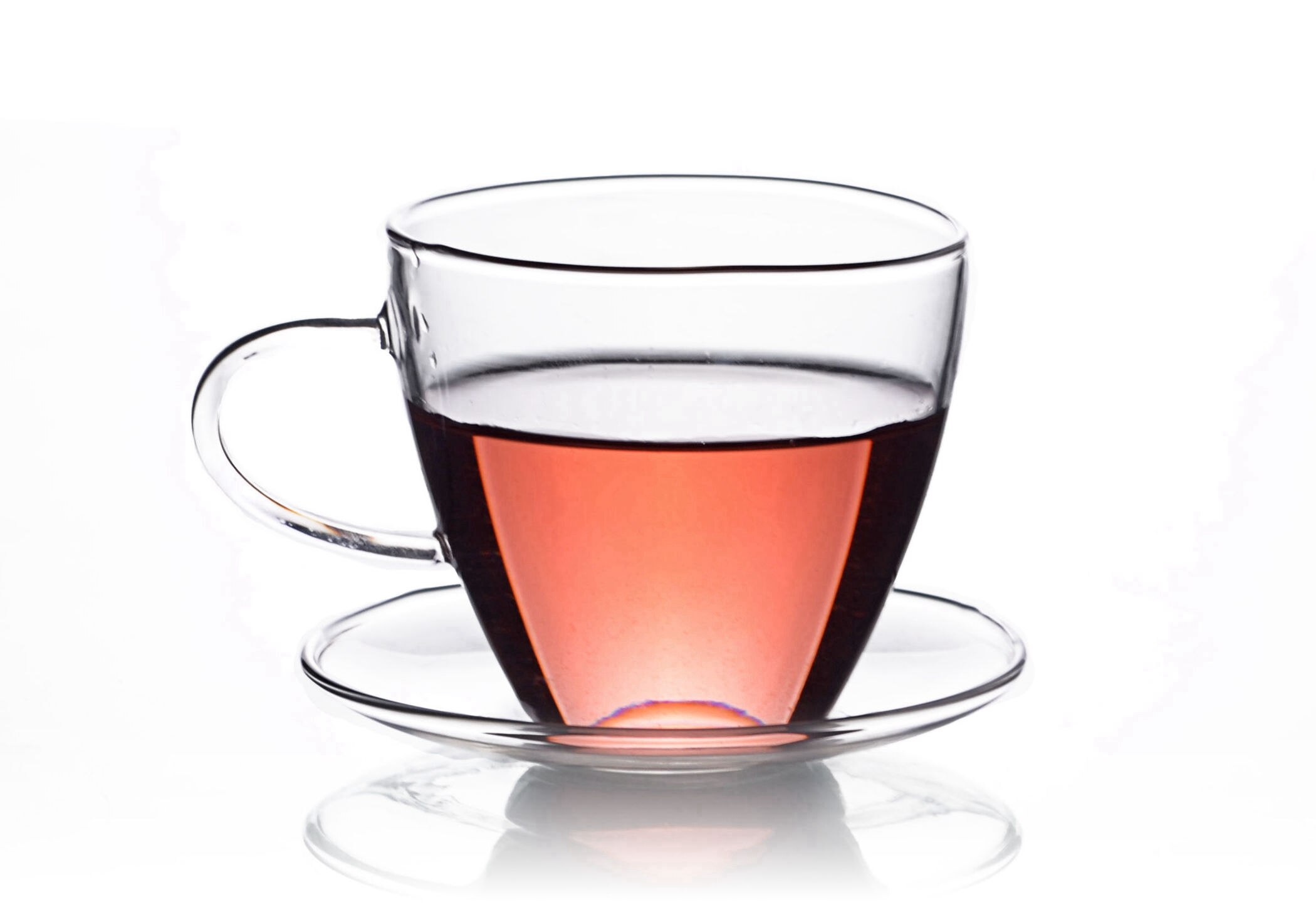 1x140 ml Wärme Beständig Klar Mini Kung-Fu Tee Kaffee Tasse + Untertasse Neue Handgemachte kaffee tasse gemacht in China