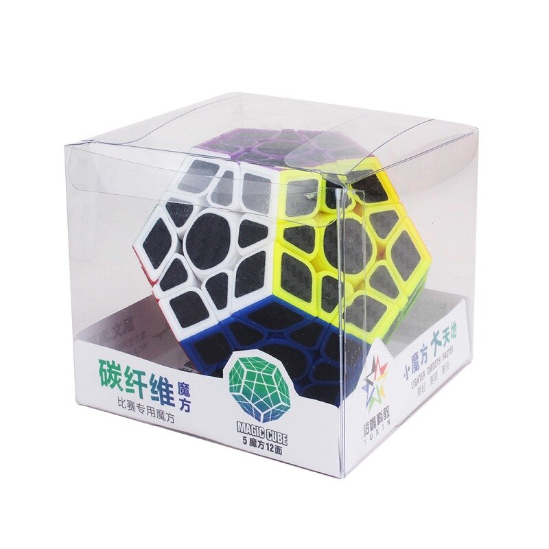 Carbon Fiber Sticker Magic Polyhedron 12-hedron Children's Educational Toy Side Reaction Force Magic Stress Gadget Toy