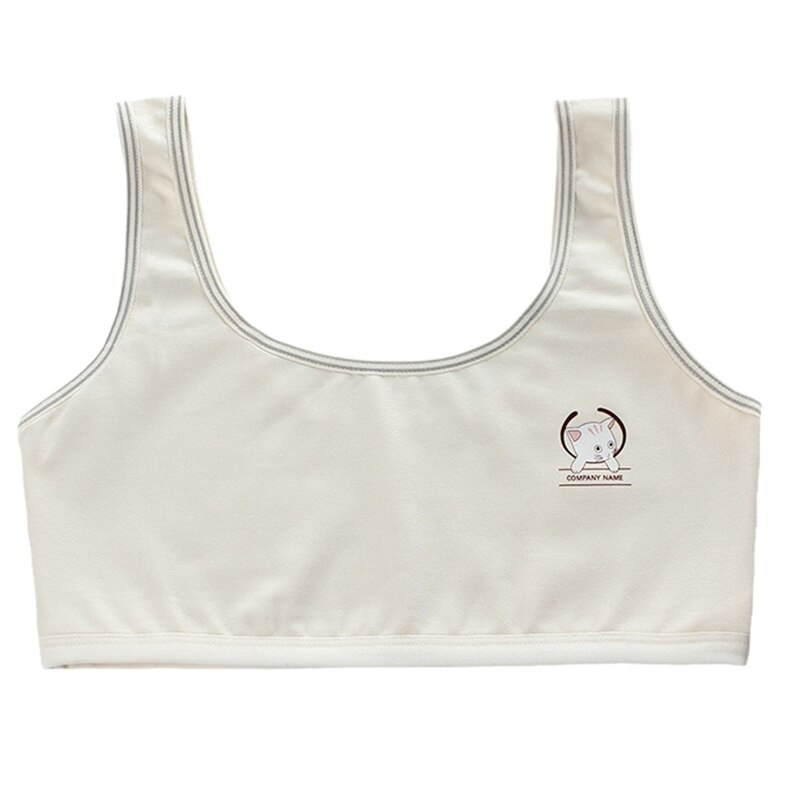 M7DD Girls Bra for Children Teenager Breathable Underwear Lingerie Teens Training Bra Teenage Puberty Undercloth: color