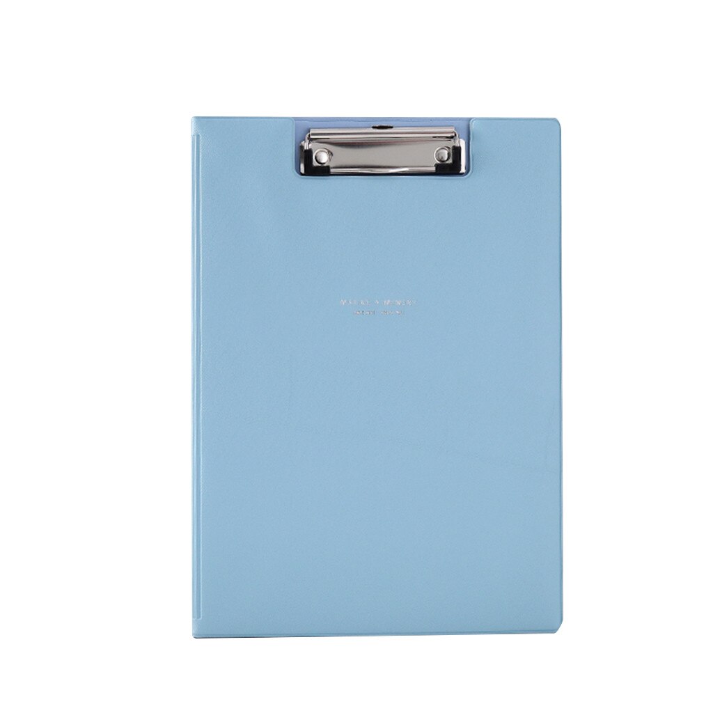 A4 File Document Bag Pouch Bill Folder Holder Organizer Fastener Office Supplies accessories portable File Folder: Blue