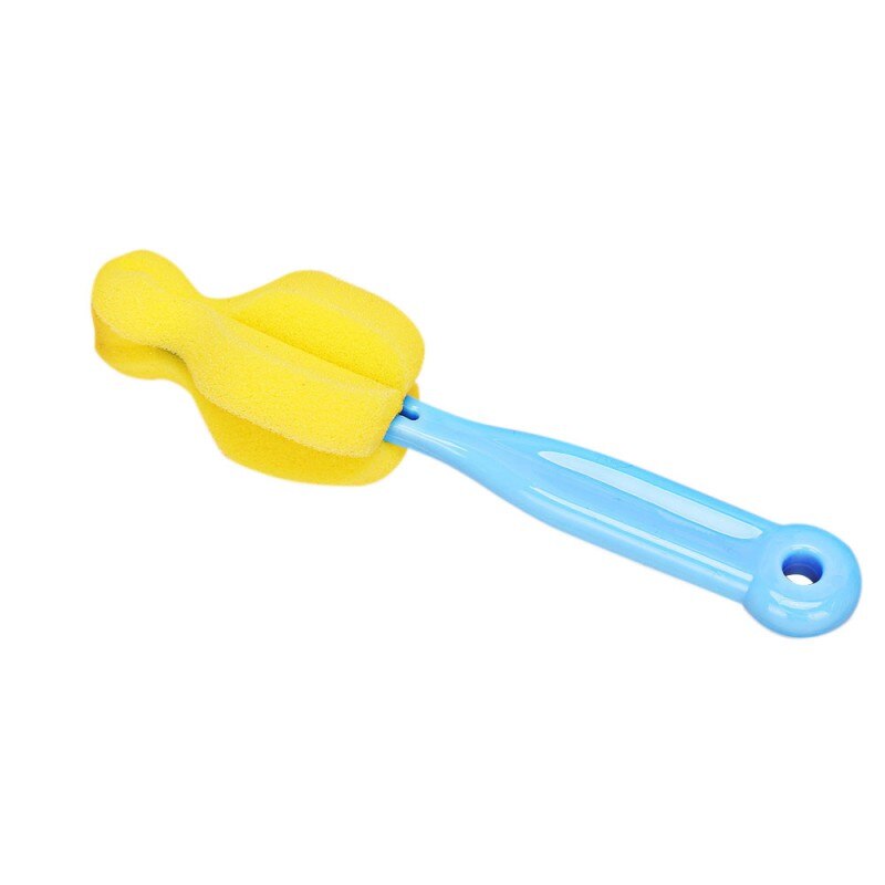 Baby Bottle Sponge Straight Handle Brush Newborn Feeding Milk Bottles Brushes Cleaning: L