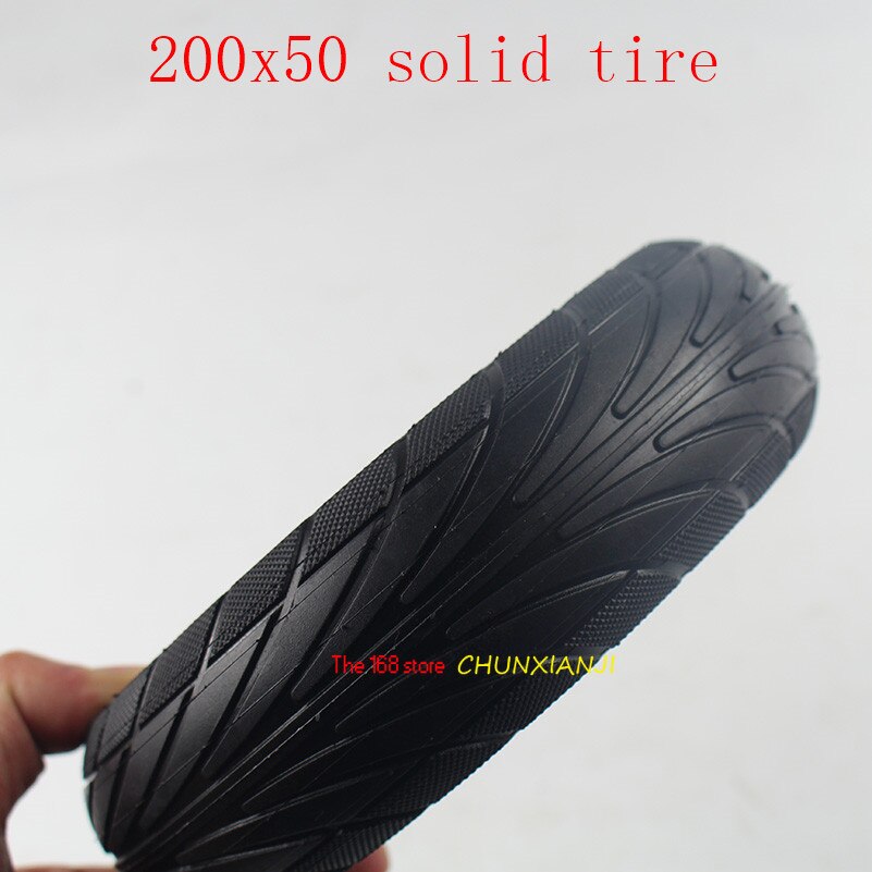 Super 8 Inch 200x50 Front/rear Scooter Solid Tire For Xiaomi Ninebot ES1 ES2 Electric Scooter Kickscooter Skateboard