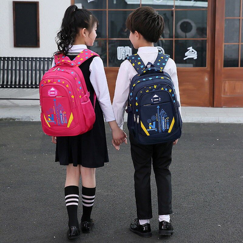 Los niños bolsas para la escuela de los niños mochila de Nylon impermeable Bookbags de gran capacidad niños mochila 6- 12 años