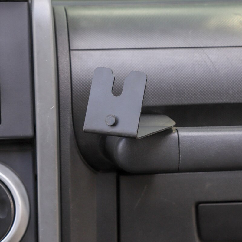 Cb mic mount til jeep wrangler  jk 2007 passagerholder gribestang, mikrofon monteringsbeslag