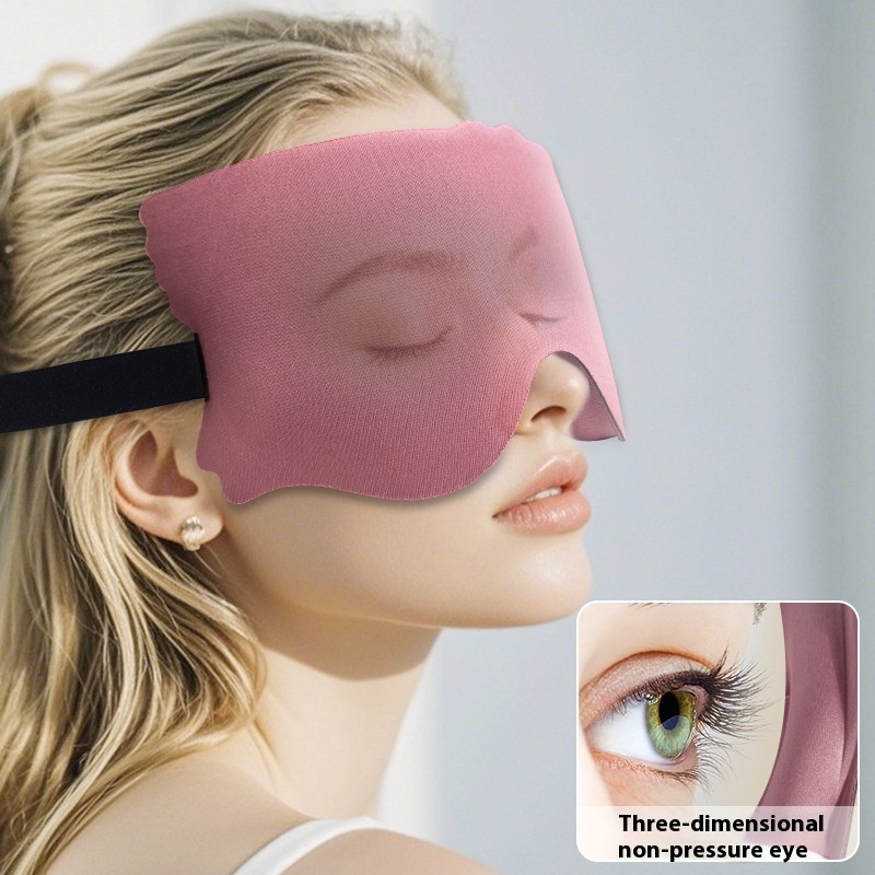 3D Slaapmasker Verduisterend Slapen Oogmasker Ogen Cover Reizen Slaapmasker Draagbare Blockout Licht Slaapmasker Ademende vulling
