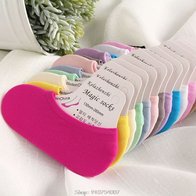 Calcetines escotado para niños, invisibles, superelásticos, cortos, barco, calcetines de Color caramelo, N16, 20