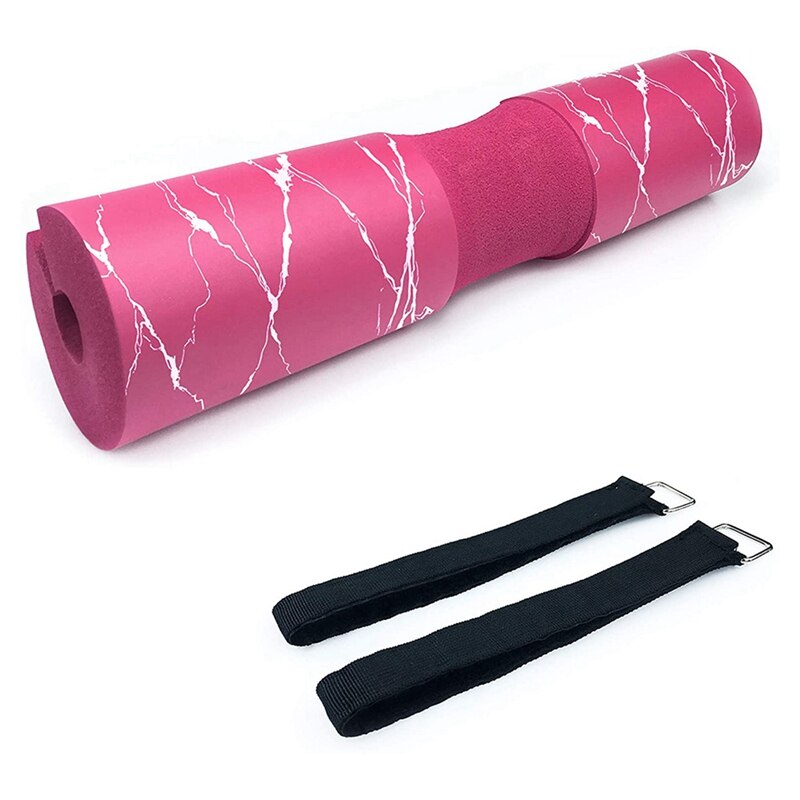 Barbell Pad for Squats, Lunges and Hip Thrusts - Squat Pad Weight Lifting Bar Cushion Pad for Neck and Shoulder: Pink