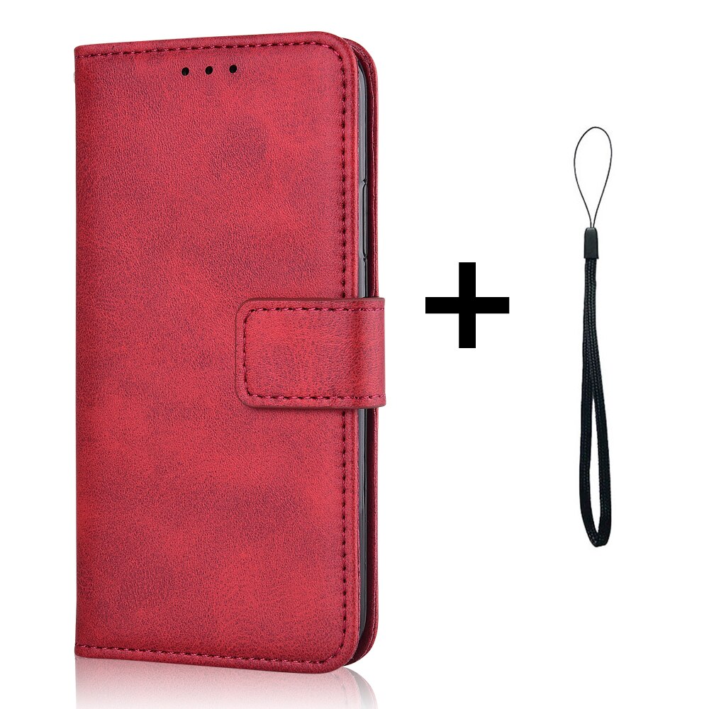 Flip Wallet Case Voor Bq 6630L Magic L Lederen Telefoon Case Voor BQ6630L Magic L Cover Boek Case Voor Bq 6630L Shell: niu-Red