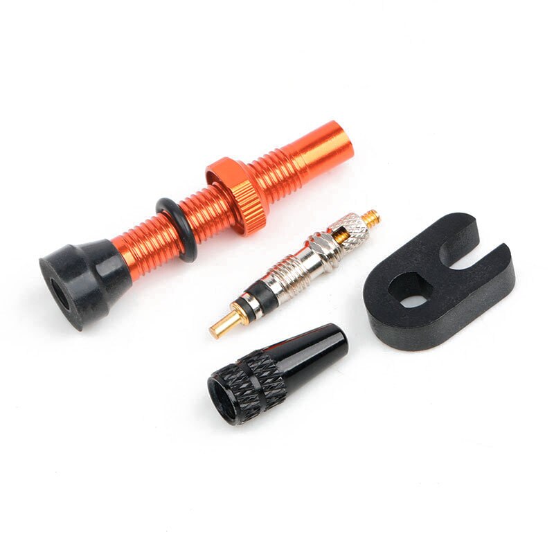 2pcs Bicycle Valve Mountain Road Bike Presta Valve MTB Cycling Accessories Brass Core Alloy Valve 40/60mm for Tubeless Tire