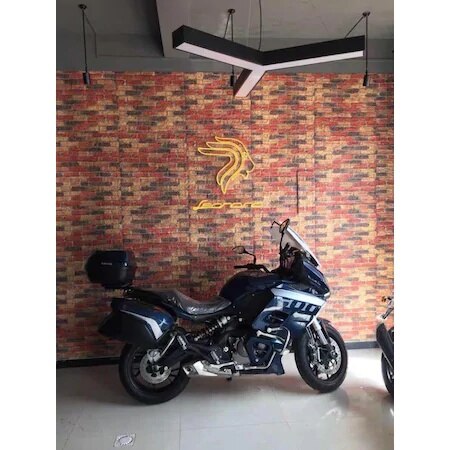 NW62 Red Black Yellow Brick Self-Adhesive Wall Panel 432498113