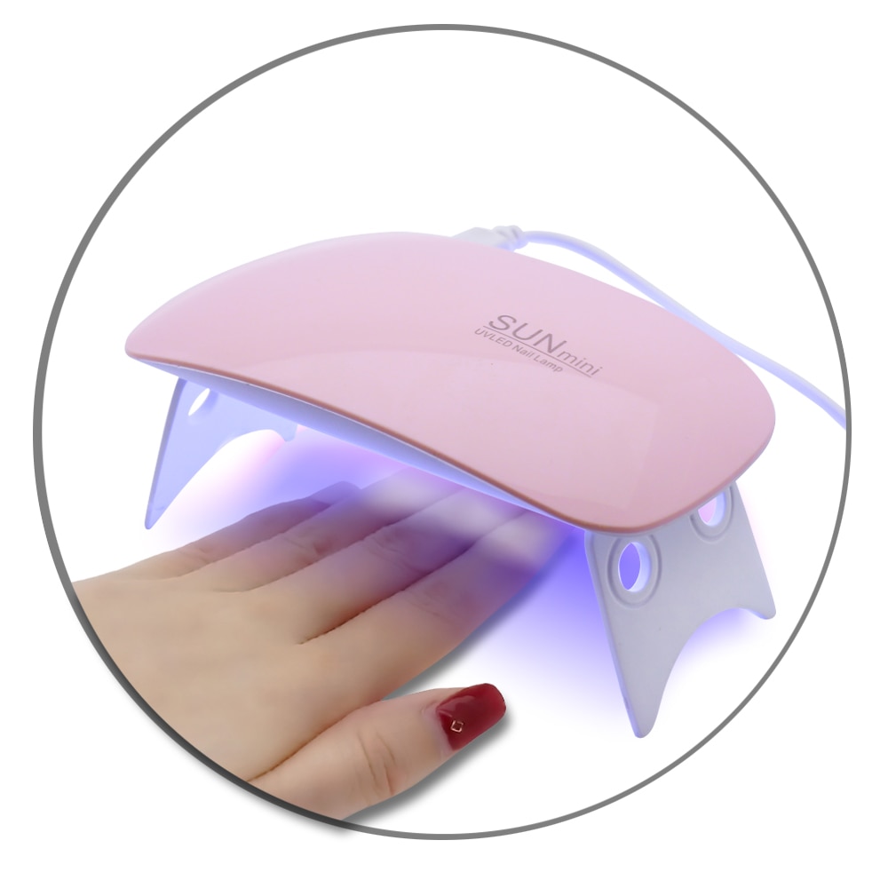 Clou Beaute Gel Polish Nail Lamp 24 w US Plug Droger LED UV Licht 6 w Mini Gel Nail Droger nagellak Manicure Fast Dry Nail Lamp