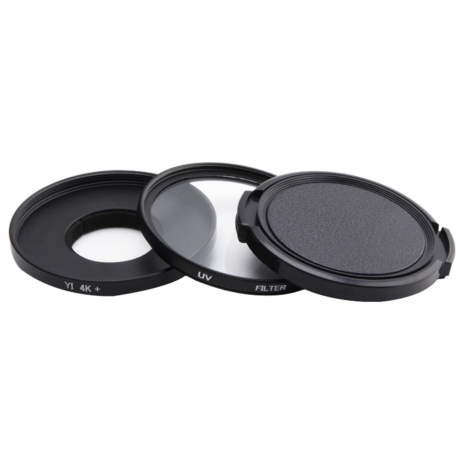 FOTOFLY Aktion Kamera Filter Für Yi 4K Lite UV CPL ND 2 4 8 Schützen Objektiv Filter Für Xiao yi 4K + Plus Sport Kamera Zubehör: UV