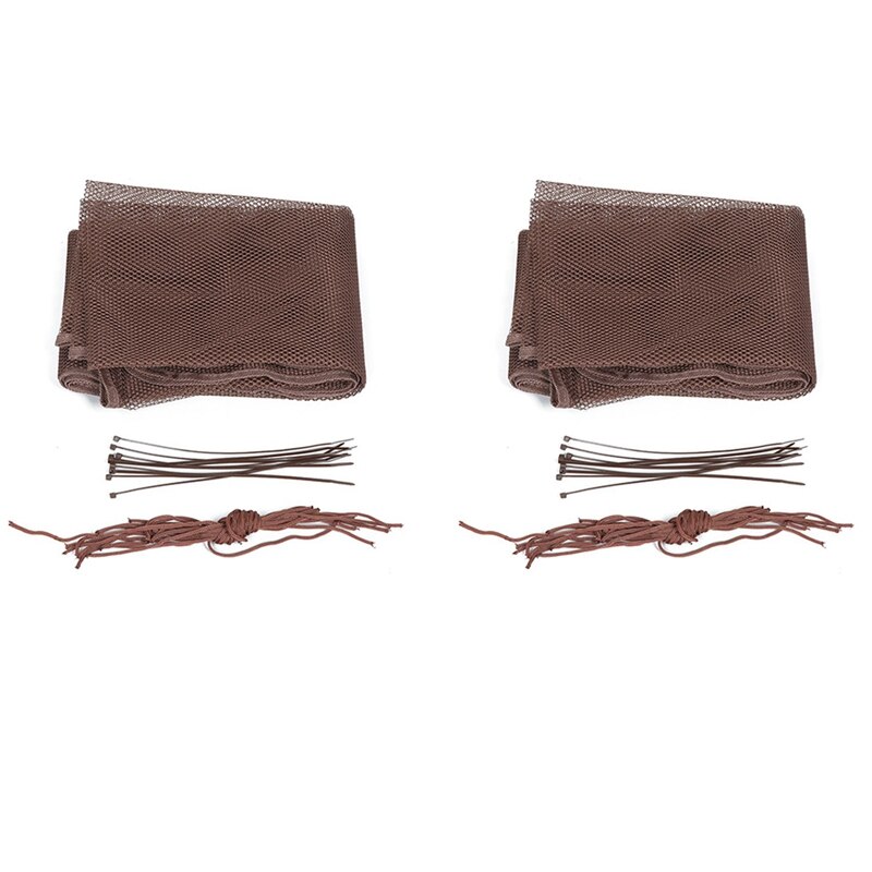 2X Kids Stairs Safety Net Netting Protection Rail Balcony Stair Fence Balcony Baby Fence Stair Net Decoration: Default Title