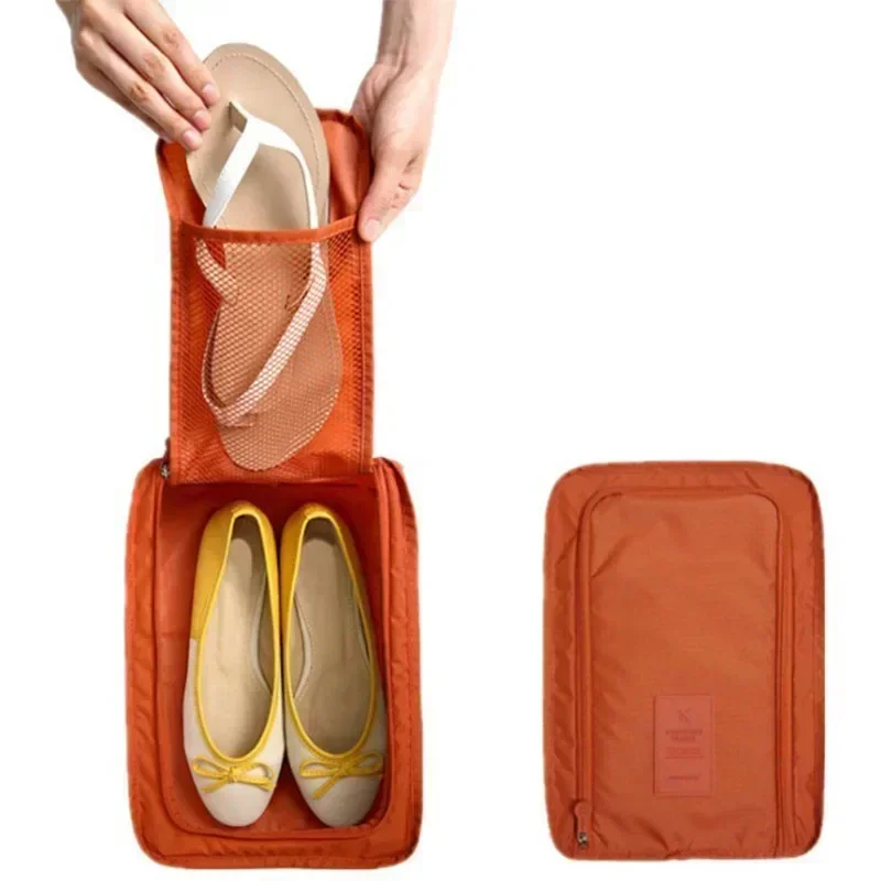 Reiseaufbewahrung, tragbare Sneaker-Tasche, wasserdicht, atmungsaktiv, Einzelschuh-Aufbewahrungstasche, faltbar, tragbar, kleine Schuhtasche, 6 Farben