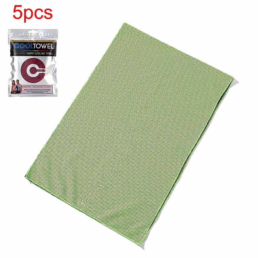5Pcs Sneldrogende Mannen Vrouwen Sport Grote Handdoek Gym Yoga Running Strandlaken Voetbal Basketbal Vegen Zweet Handdoek 30X90CM: G