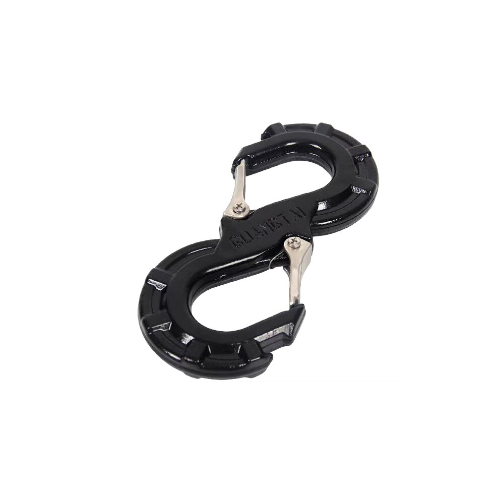 Towing Hook Steel Black for Off Road Trailer Car JK & JL SUV 5 Tons Pulling Force