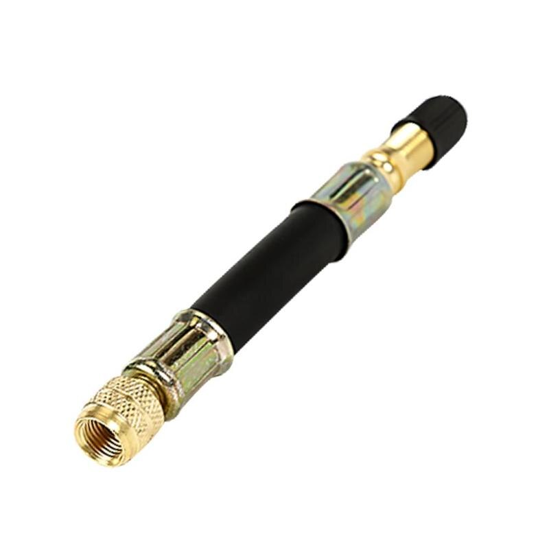 100/140/190MM Ventil Kappen flexibel Gummi Schlauch Auto Rad Ventil Stengel Reifen Ventil Verlängerung mit Kappe Universal- Reifen Ventil Verlängerung: 100MM